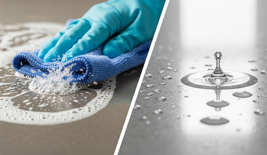 Reiniger vs. Versiegelung: Der entscheidende Unterschied für ein dauerhaft sauberes Zuhause