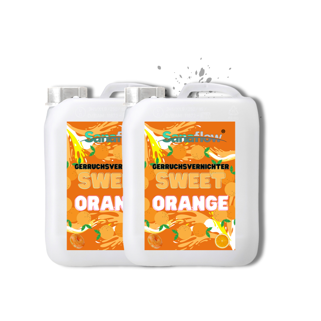 Geruchsentferner Tier Sweet Orange â Dauerhaft gegen Katzen- & Hunde Urin, hinterlĂ€sst angenehmen Duft