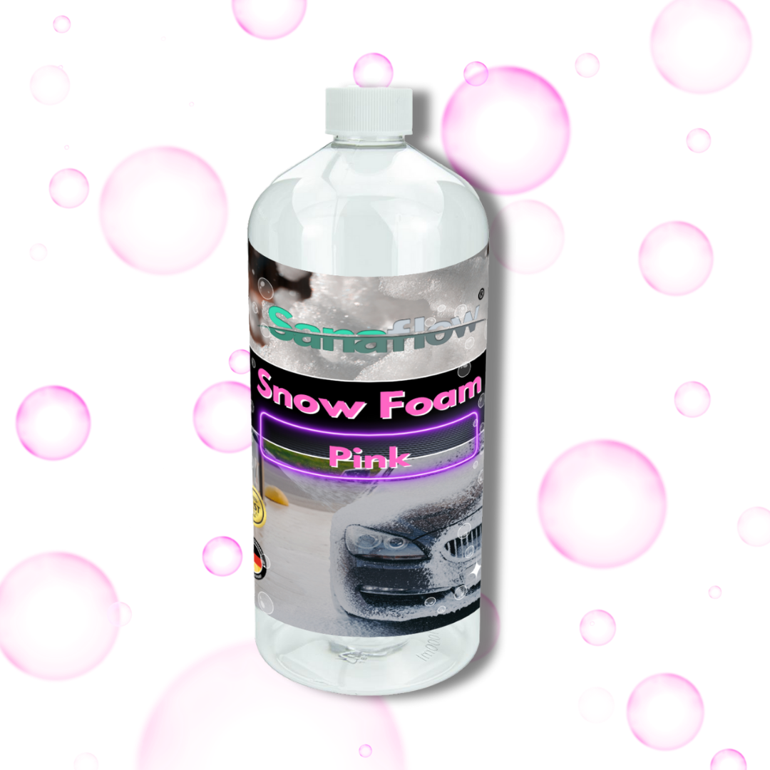 Spezial Snow Foam Pink für alle Lackfarben – Lackschonende Vorreinigung mit intensiver Schaumbildung