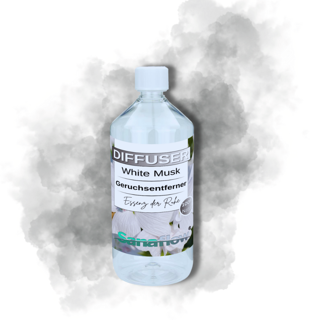 White Musk Sanaflow Raumduft Diffuser – Langanhaltender, natürlicher Duft