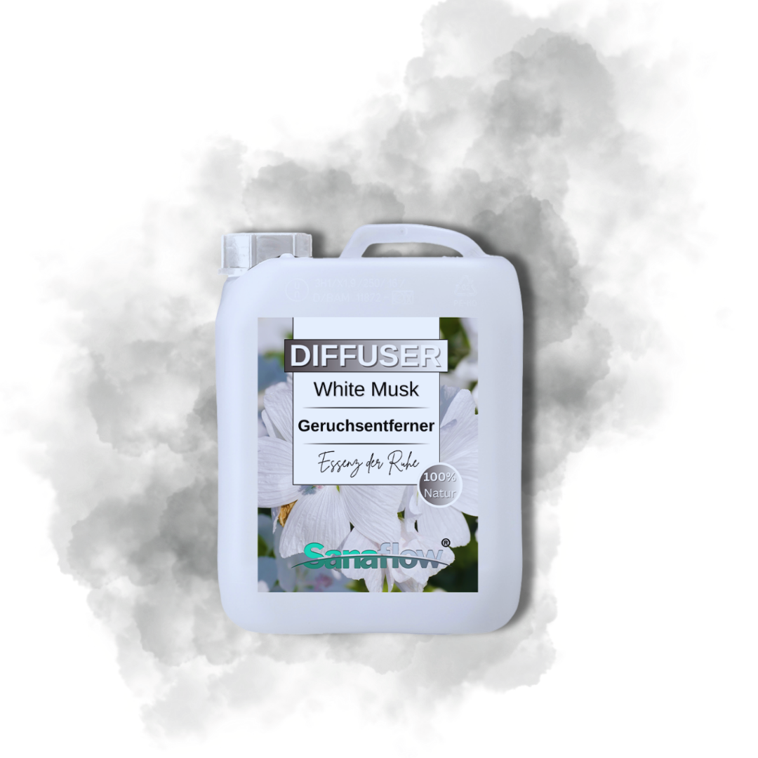 White Musk Sanaflow Raumduft Diffuser – Langanhaltender, natürlicher Duft