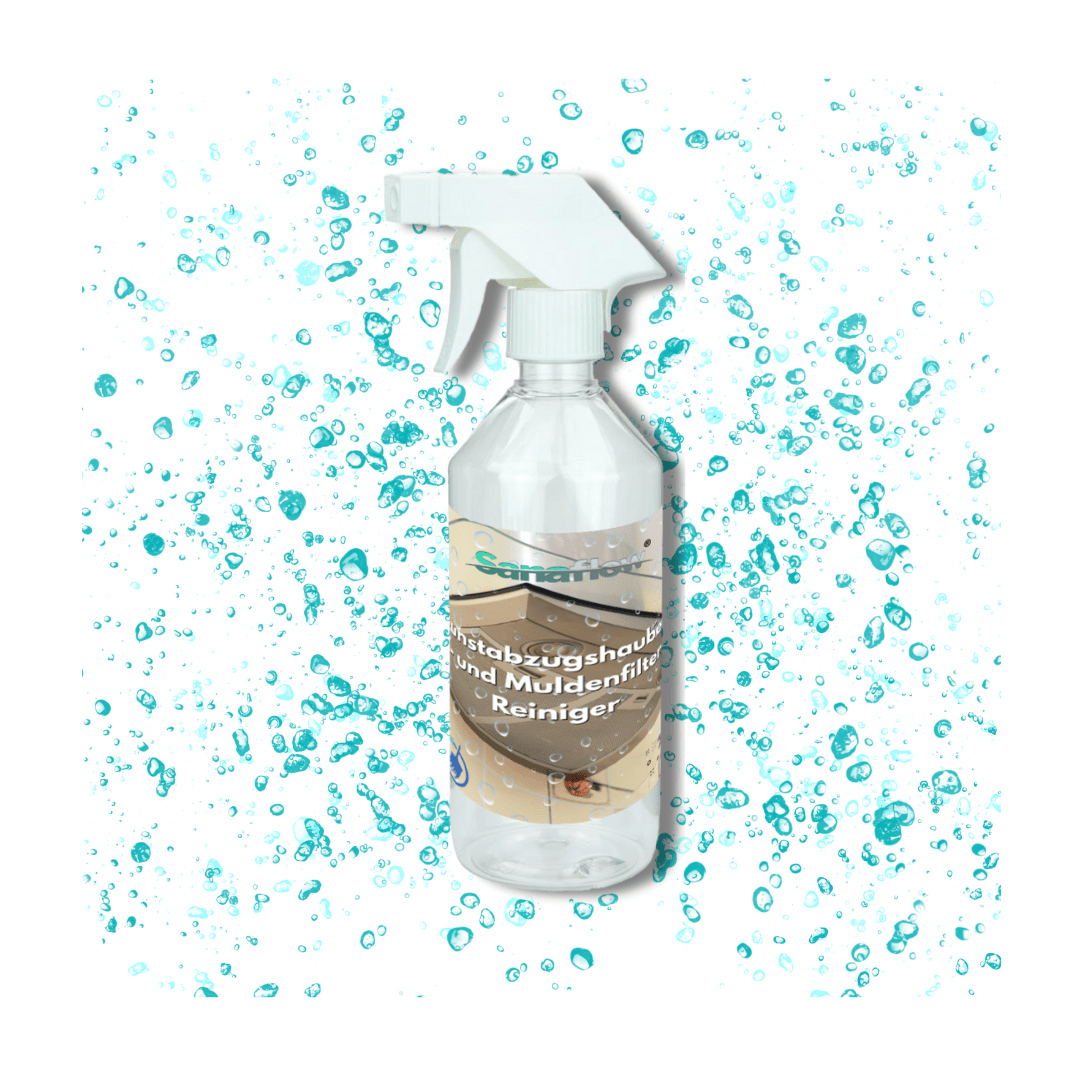 Abzugshauben, Muldenlüfter & Kochfeldlüfter Entfetter für alle Typen und Filter – für hygienische Sauberkeit und frische Luft - Sanaflow - Muldenlüfter Reiniger