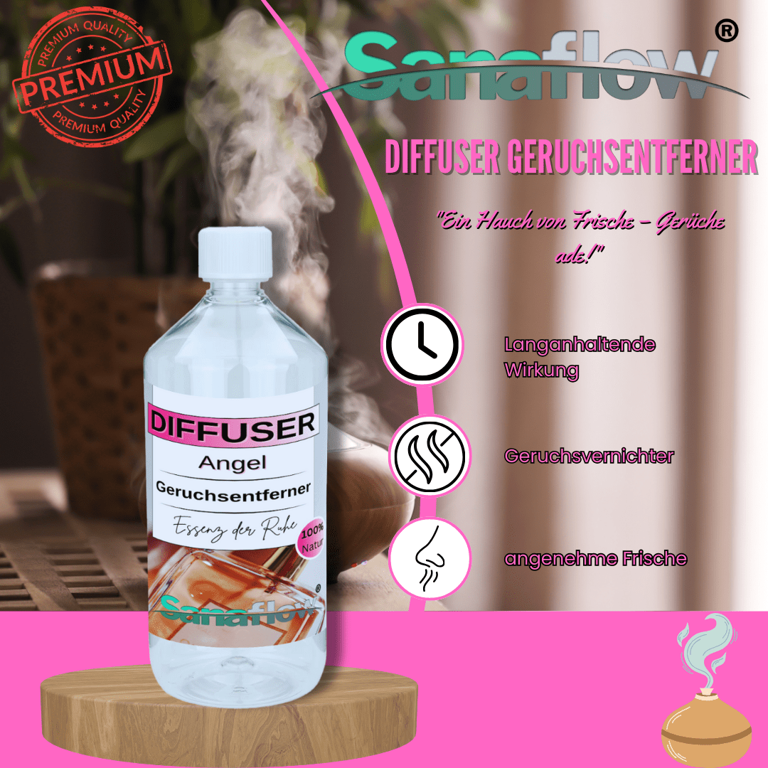 Angel Sanaflow Raumduft Diffuser – Langanhaltender, natürlicher Duft - Sanaflow - Geruchsentferner