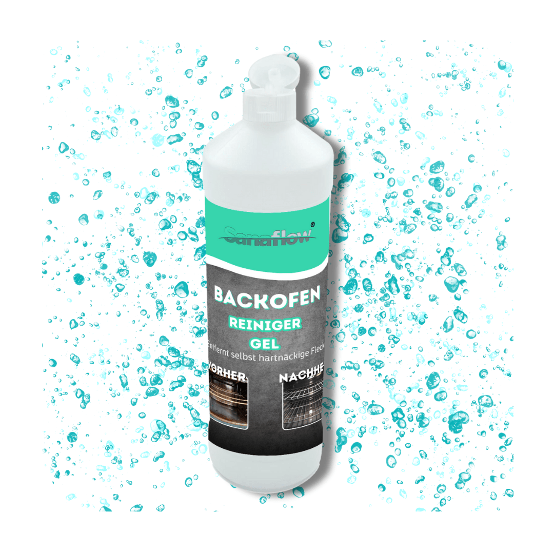 Backofen Reiniger Gel – für gezielte Anwendung und intensive Reinigung von Backofen & Grill - Sanaflow - Backofenreiniger Gel