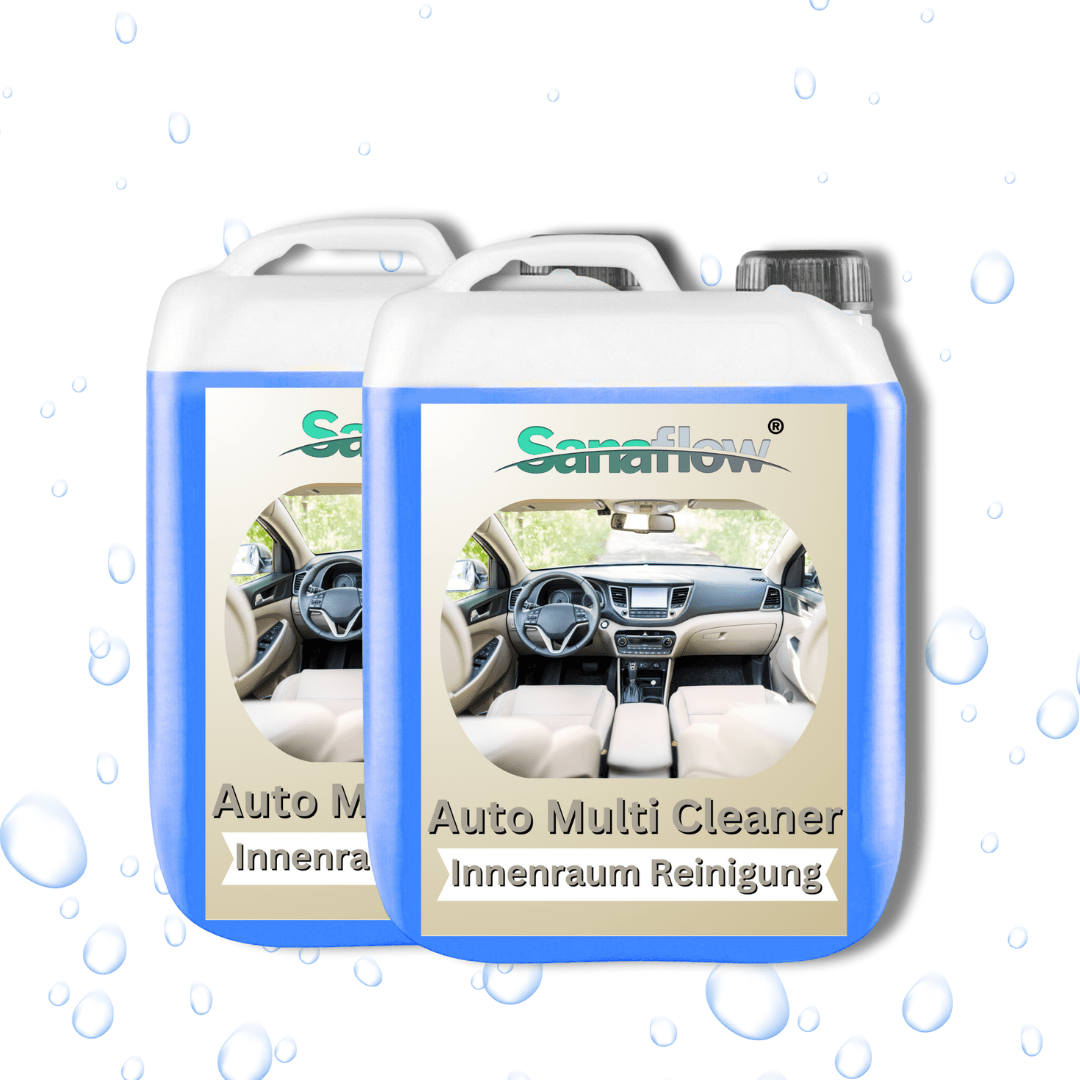 Car Interior & Exterior Cleaner Konzentrat – Ergiebig & effektiv gegen Schmutz, Staub und Flecken - Sanaflow - Car - Multi - Cleaner