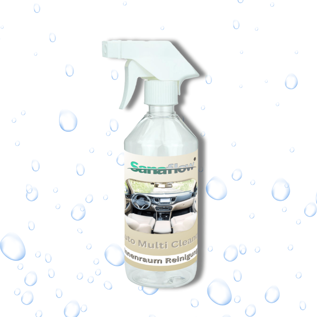 Car Interior & Exterior Cleaner Konzentrat – Ergiebig & effektiv gegen Schmutz, Staub und Flecken - Sanaflow - Car - Multi - Cleaner