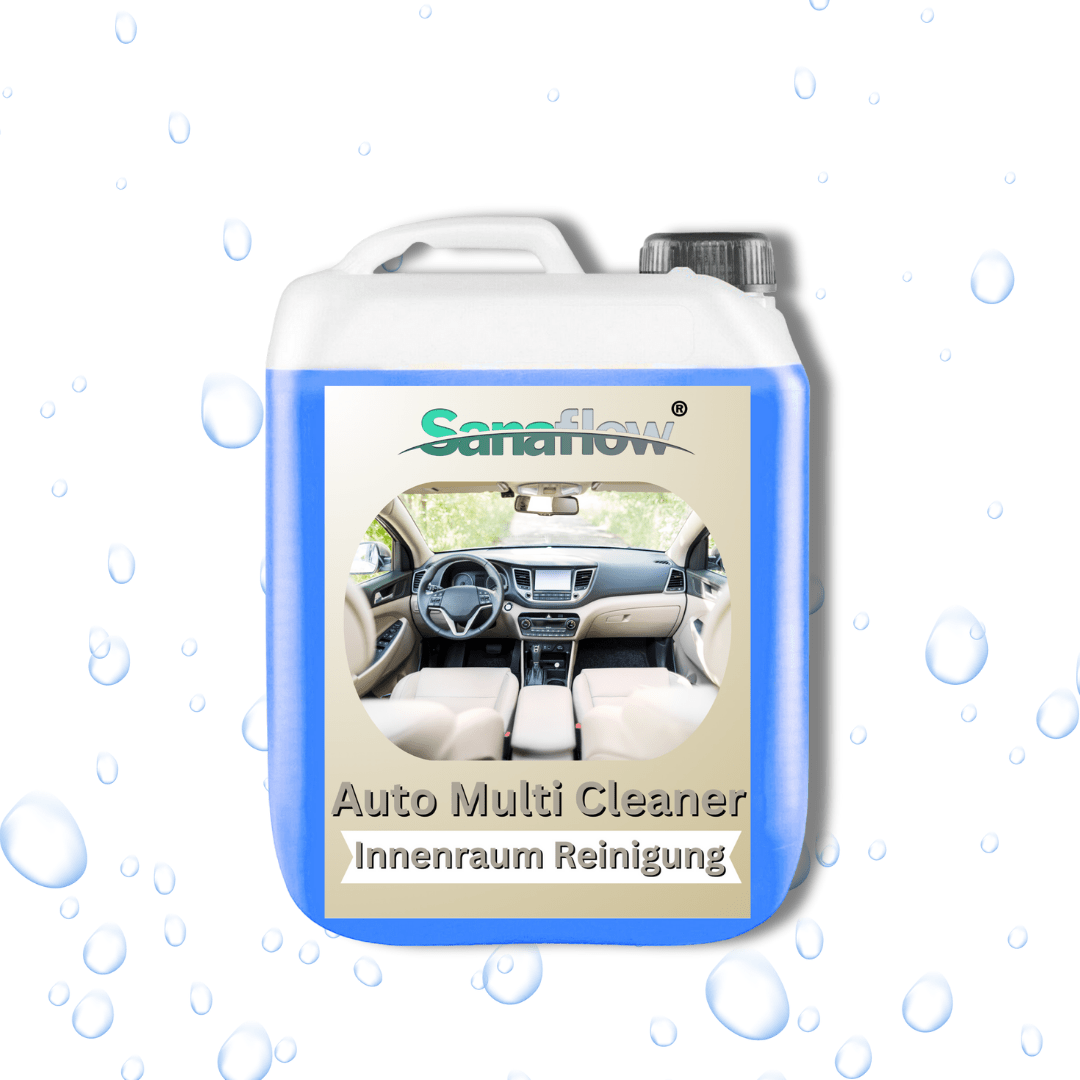 Car Interior & Exterior Cleaner Konzentrat – Ergiebig & effektiv gegen Schmutz, Staub und Flecken - Sanaflow - Car - Multi - Cleaner