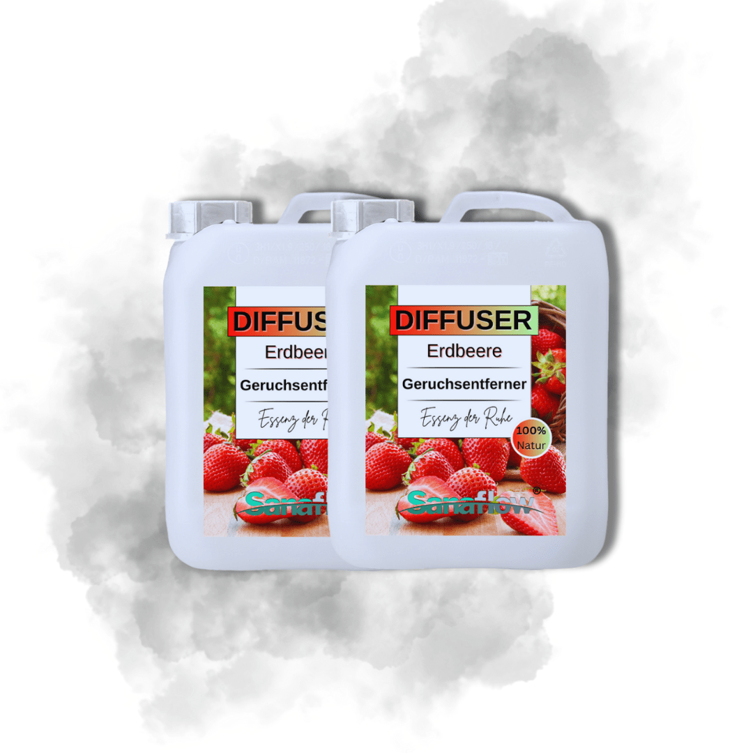 Erdbeere Sanaflow Raumduft Diffuser – Langanhaltender, natürlicher Duft - Sanaflow - Geruchsentferner