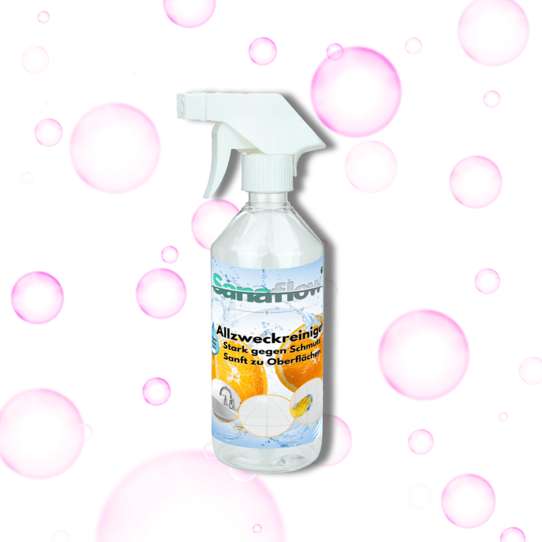Ergiebiges & Veganes Allzweckreiniger Konzentrat für Küche, Bad & Co. - Spart Platz & Geld - Sanaflow - Allzweckreiniger
