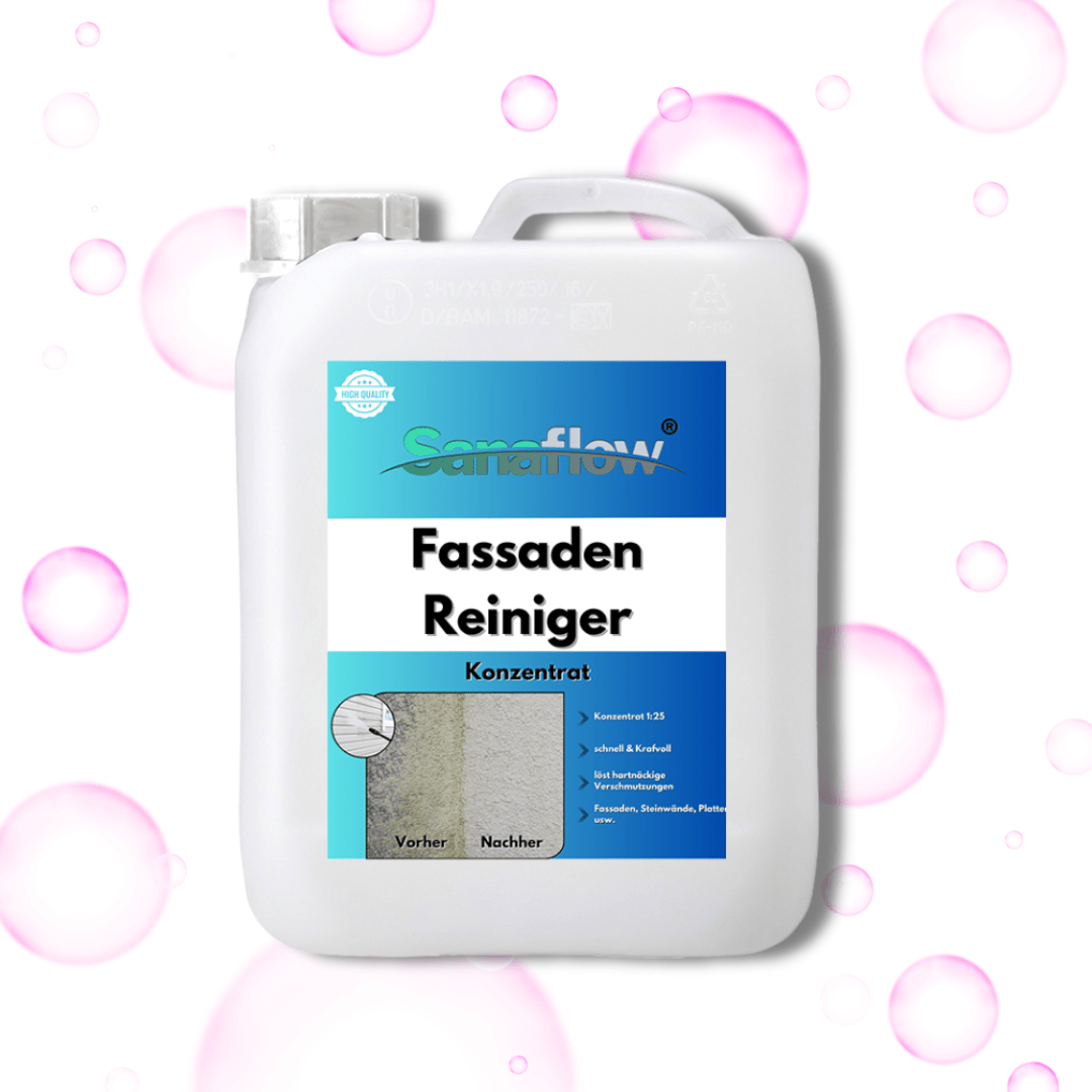 Fassadenreiniger für alle Arten von Hausfassaden – für ein gepflegtes und ansprechendes Haus - Sanaflow - Fassadenreiniger
