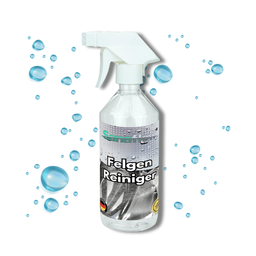 Felgenreiniger – für eine schnelle und einfache Reinigung von Auto - und Motorradfelgen - Sanaflow - Felgenreiniger