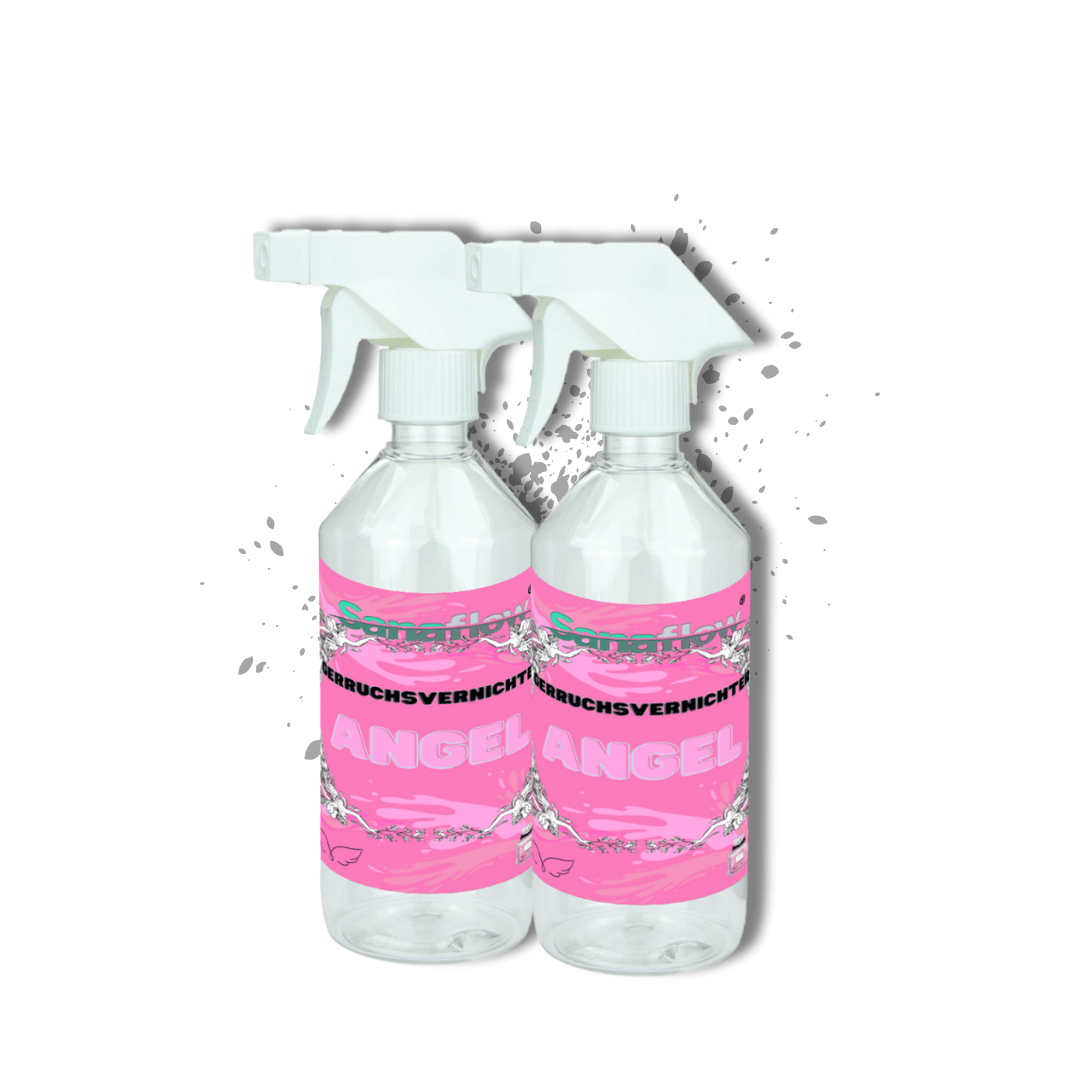 Geruchsentferner Tier Angel â Dauerhaft gegen Katzen - & Hunde Urin, hinterlĂ€sst angenehmen Duft - Sanaflow - Geruchsentferner