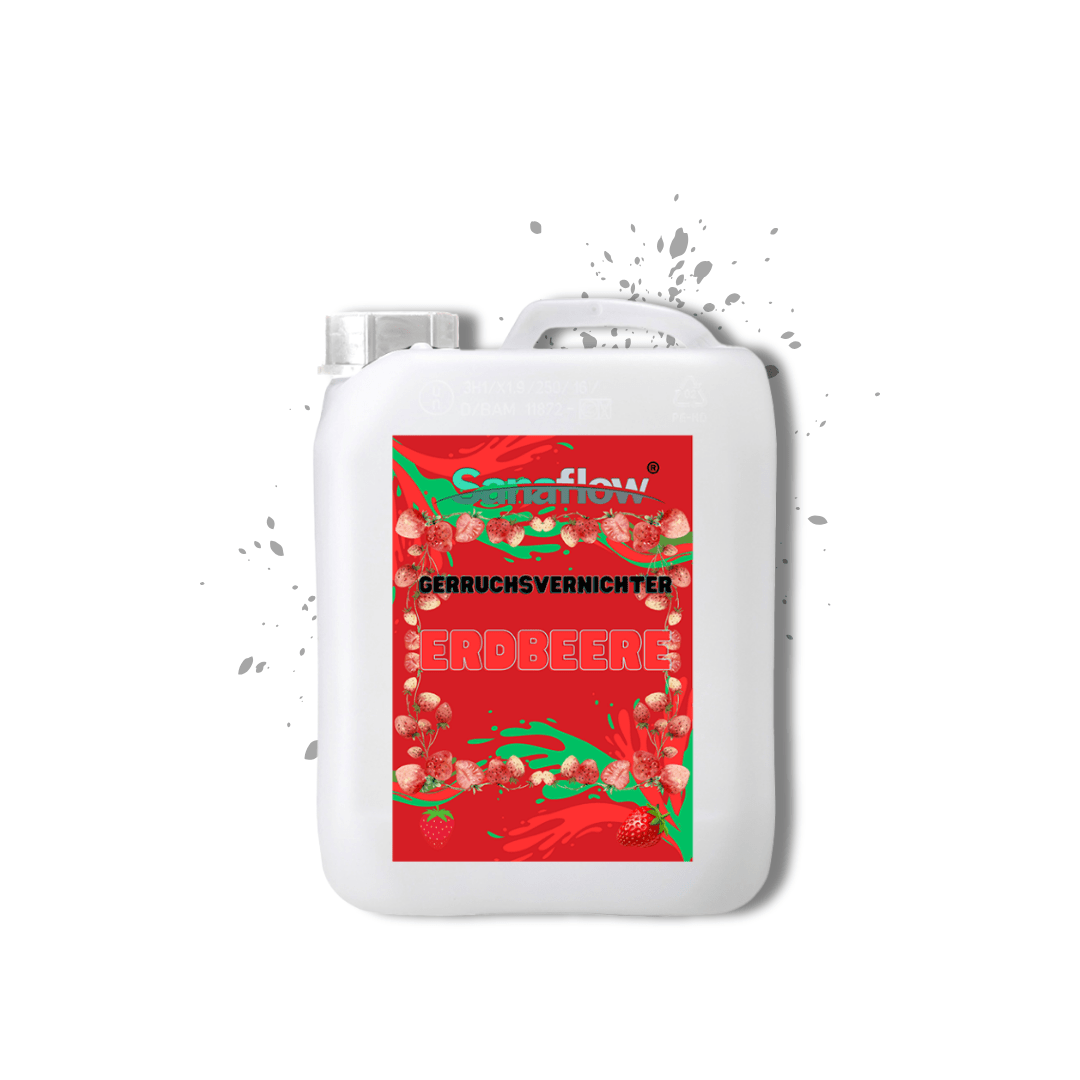 Geruchsentferner Tier Erdbeere â Dauerhaft gegen Katzen - & Hunde Urin, hinterlĂ€sst angenehmen Duft - Sanaflow - Geruchsentferner