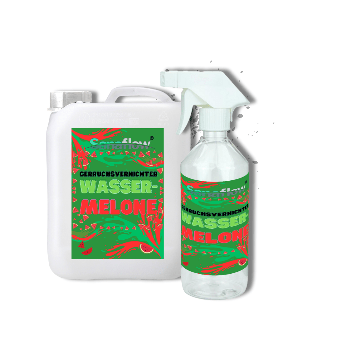 Geruchsentferner Tier Wassermelone â Dauerhaft gegen Katzen - & Hunde Urin, hinterlĂ€sst angenehmen Duft - Sanaflow - Geruchsentferner