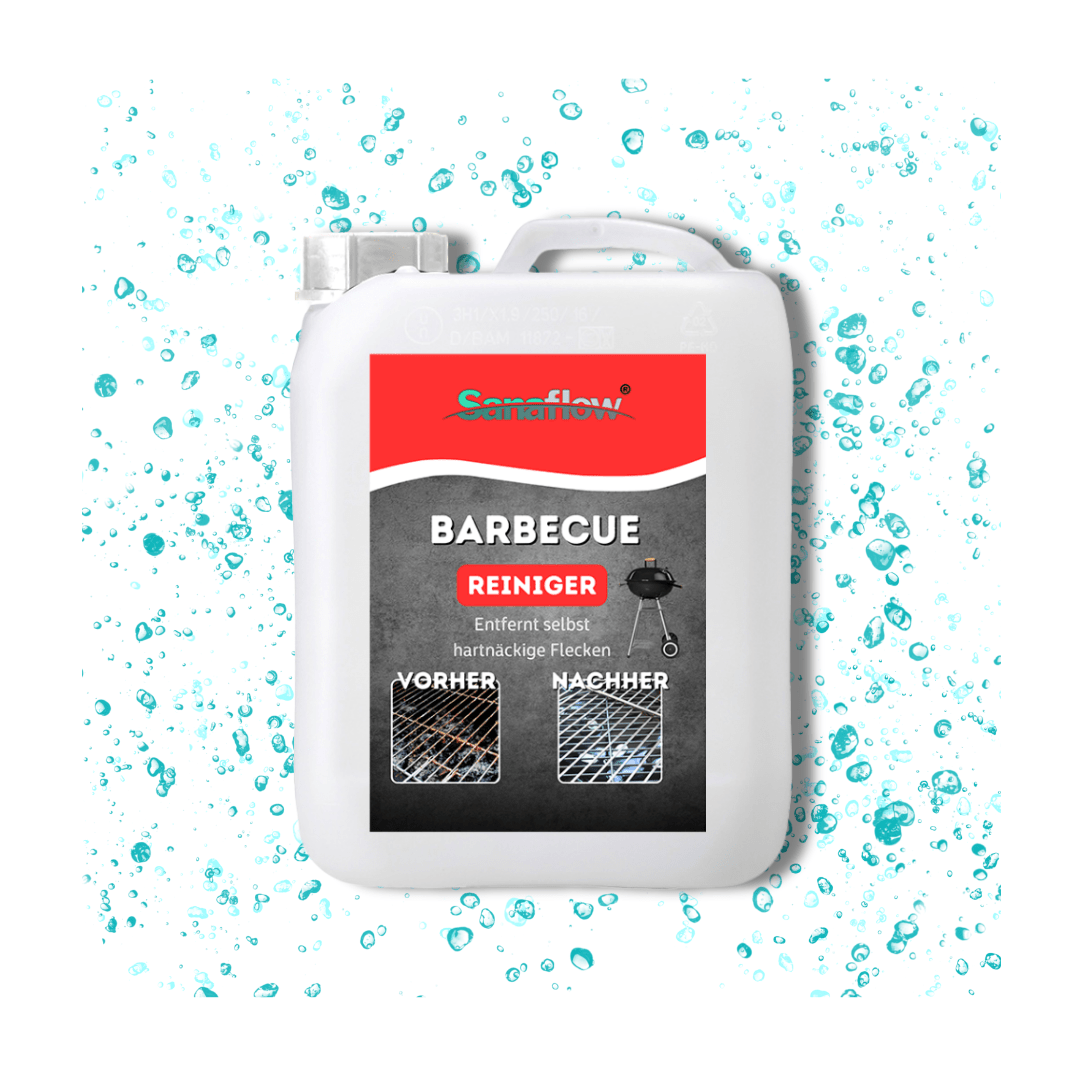 Grillreiniger für Edelstahl & Gusseisen – Entfernt Fett, Eingebranntes, Ruß – Für saubere Grillroste - Sanaflow - Grillreiniger
