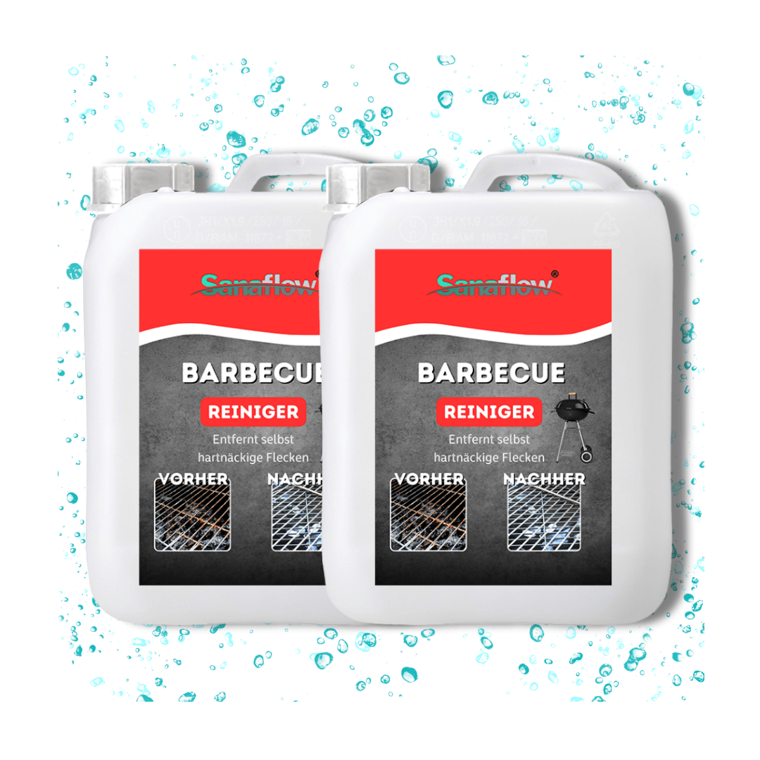 Grillreiniger für Edelstahl & Gusseisen – Entfernt Fett, Eingebranntes, Ruß – Für saubere Grillroste - Sanaflow - Grillreiniger