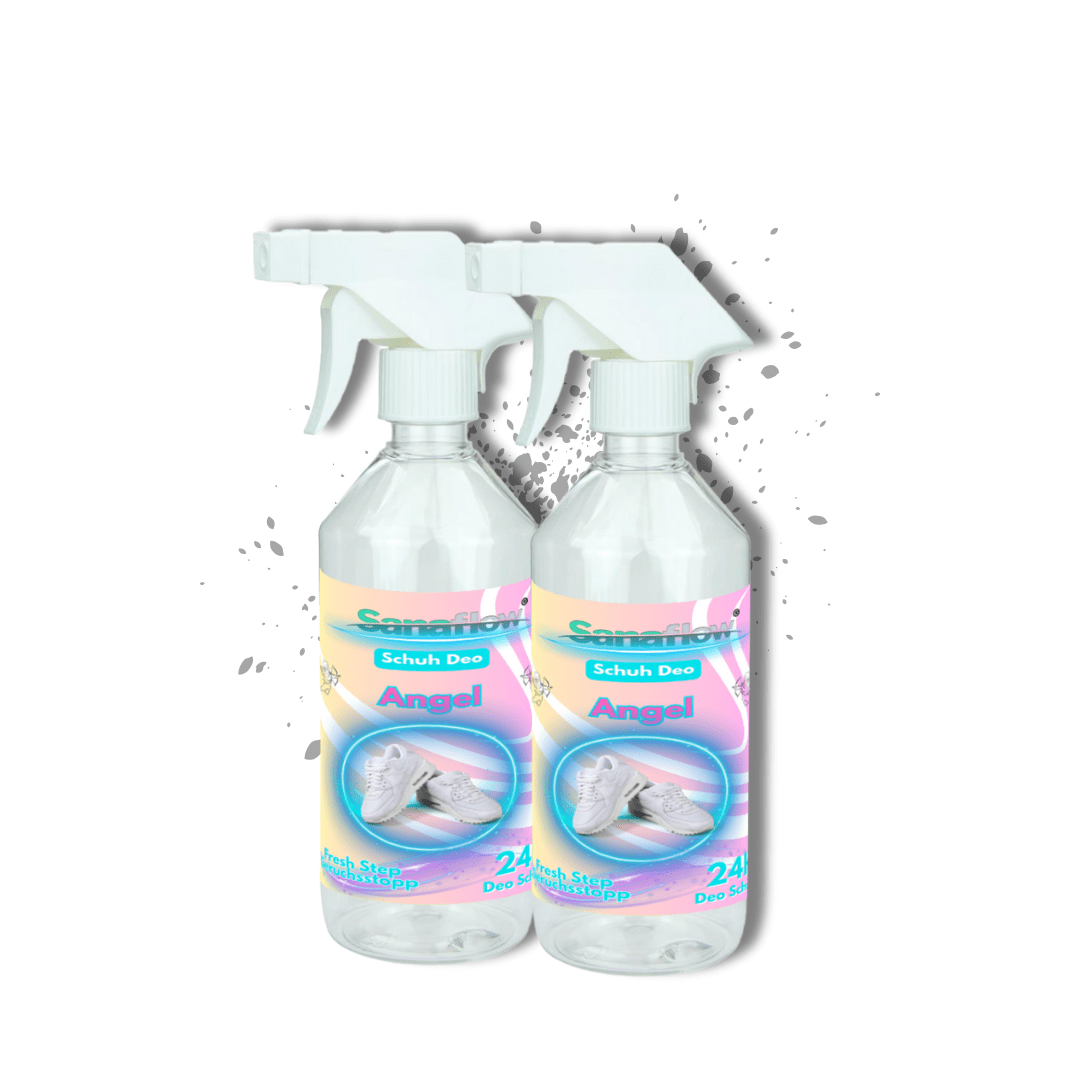 Schuh Deo Angel – Geruchsstopp, Geruchsentferner & Schuhspray gegen Schweißgeruch, langanhaltende Frische - Sanaflow - Geruchsentferner