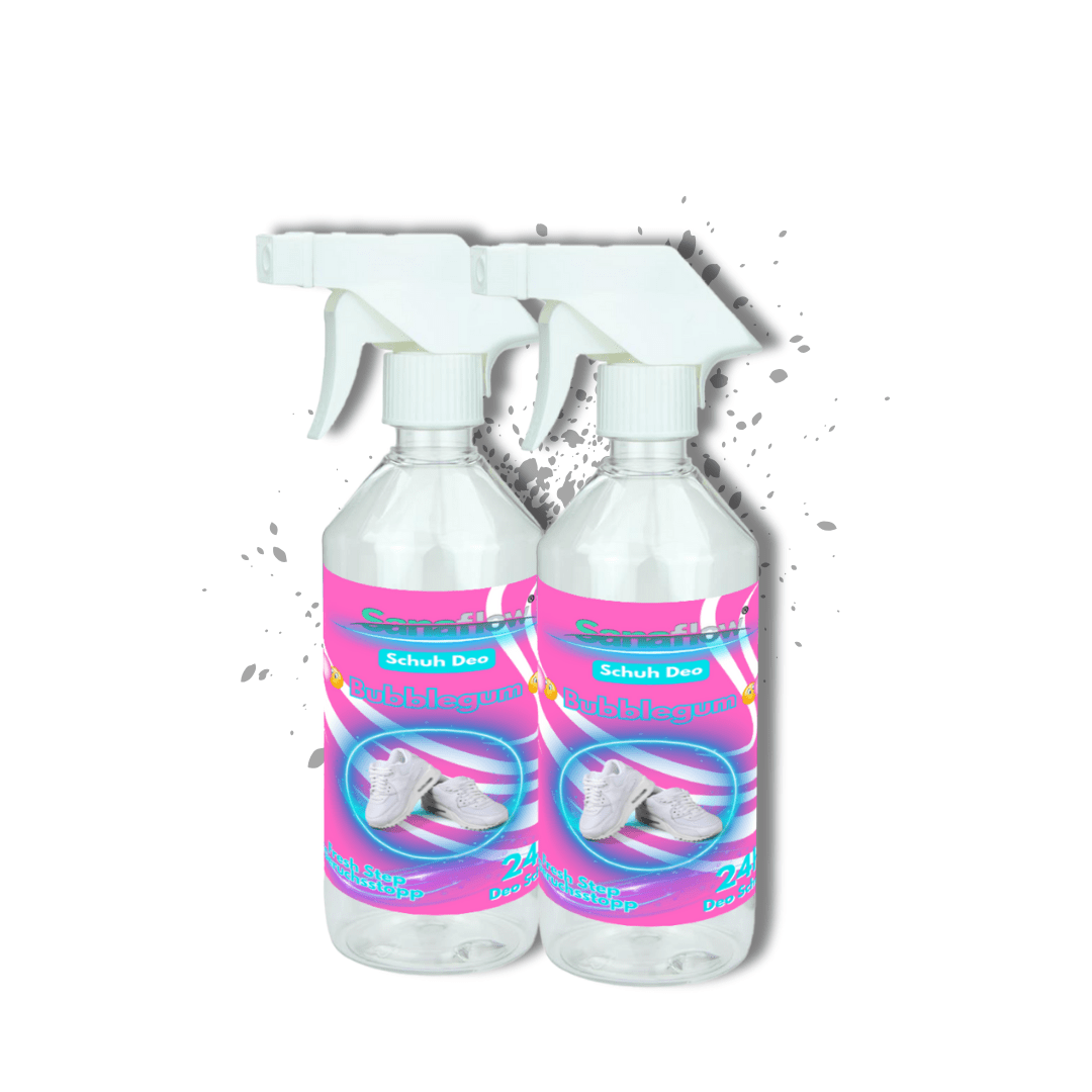 Schuh Deo Bubble Gum – Geruchsstopp, Geruchsentferner & Schuhspray gegen Schweißgeruch, langanhaltende Frische - Sanaflow - Geruchsentferner