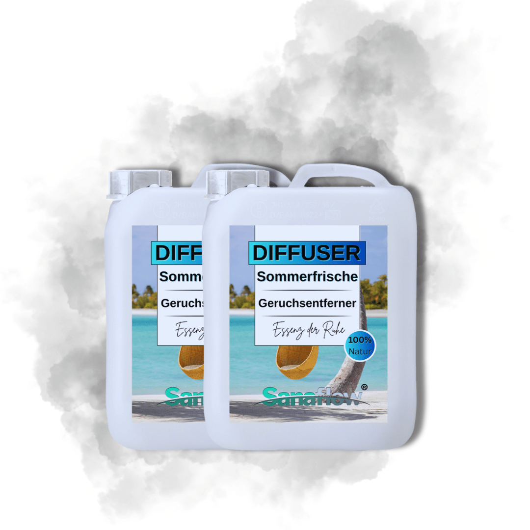 Sommerfrische Sanaflow Raumduft Diffuser – Langanhaltender, natürlicher Duft - Sanaflow - Geruchsentferner