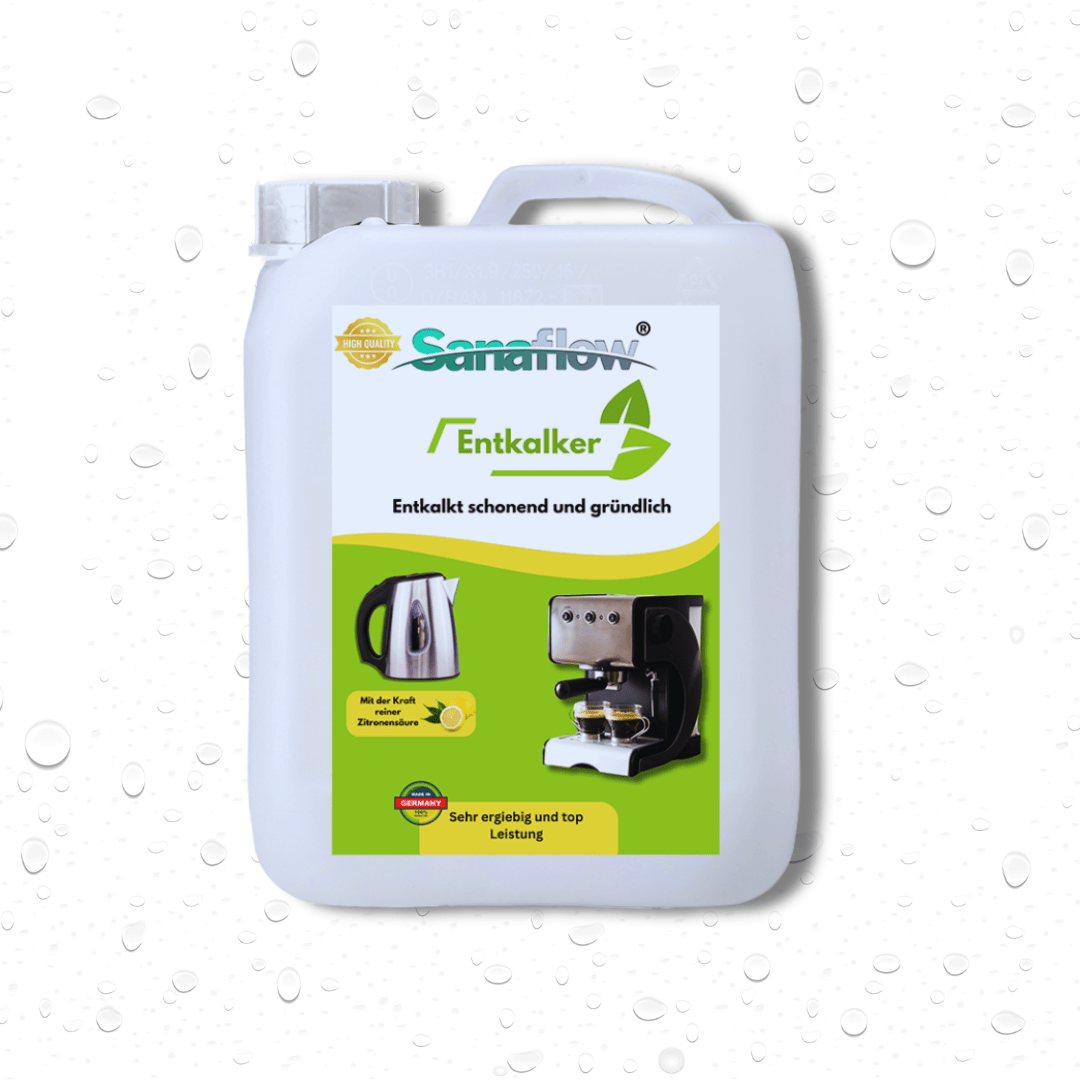 Spezial Kalkentferner mit Zitronensäure – Schonende und effektive Entkalkung - Sanaflow - Entkalker