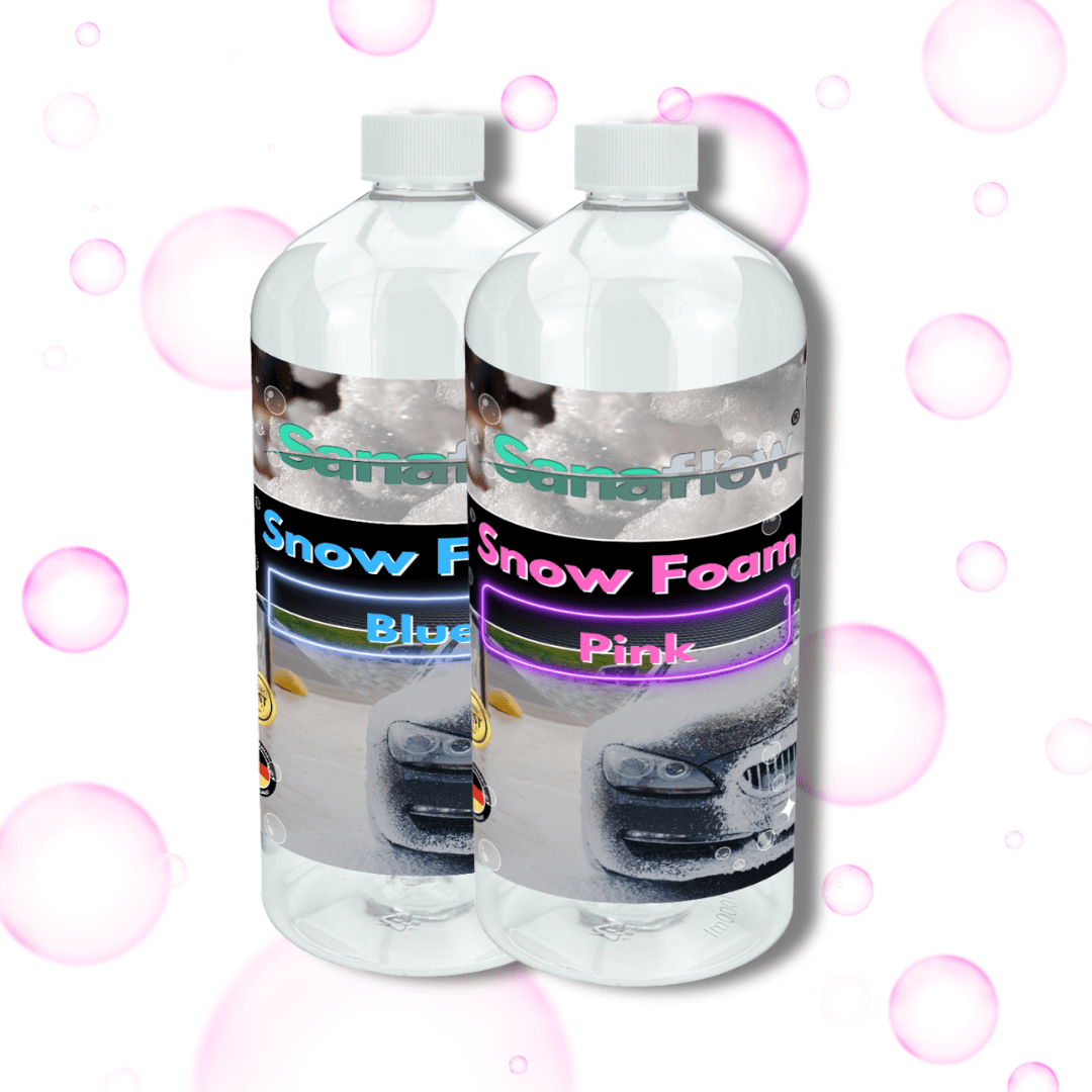 Spezial Snow Foam Blue für alle Lackfarben – Lackschonende Vorreinigung mit intensiver Schaumbildung - Sanaflow - Snow Foam Blue
