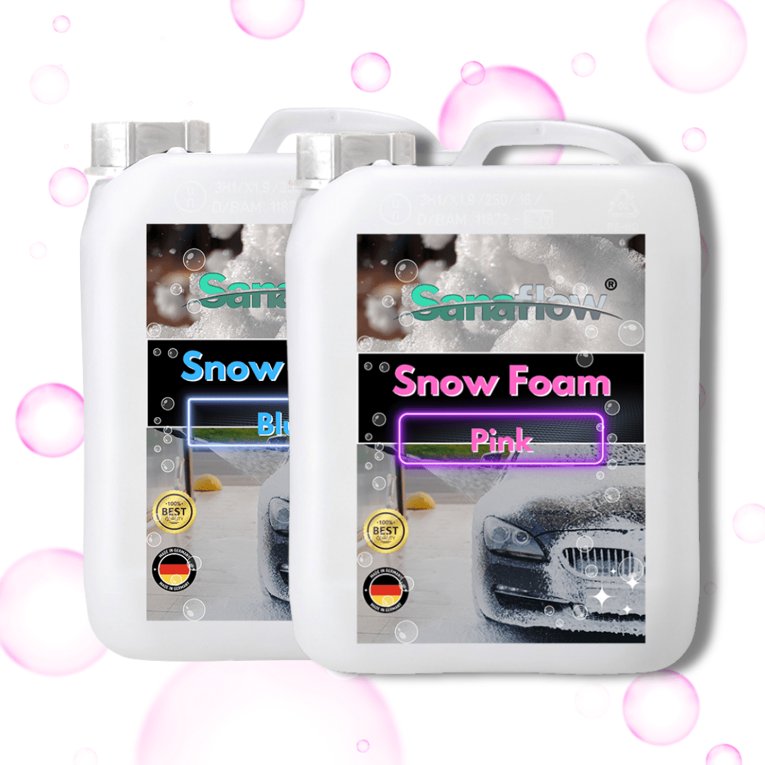 Spezial Snow Foam Blue für alle Lackfarben – Lackschonende Vorreinigung mit intensiver Schaumbildung - Sanaflow - Snow Foam Blue