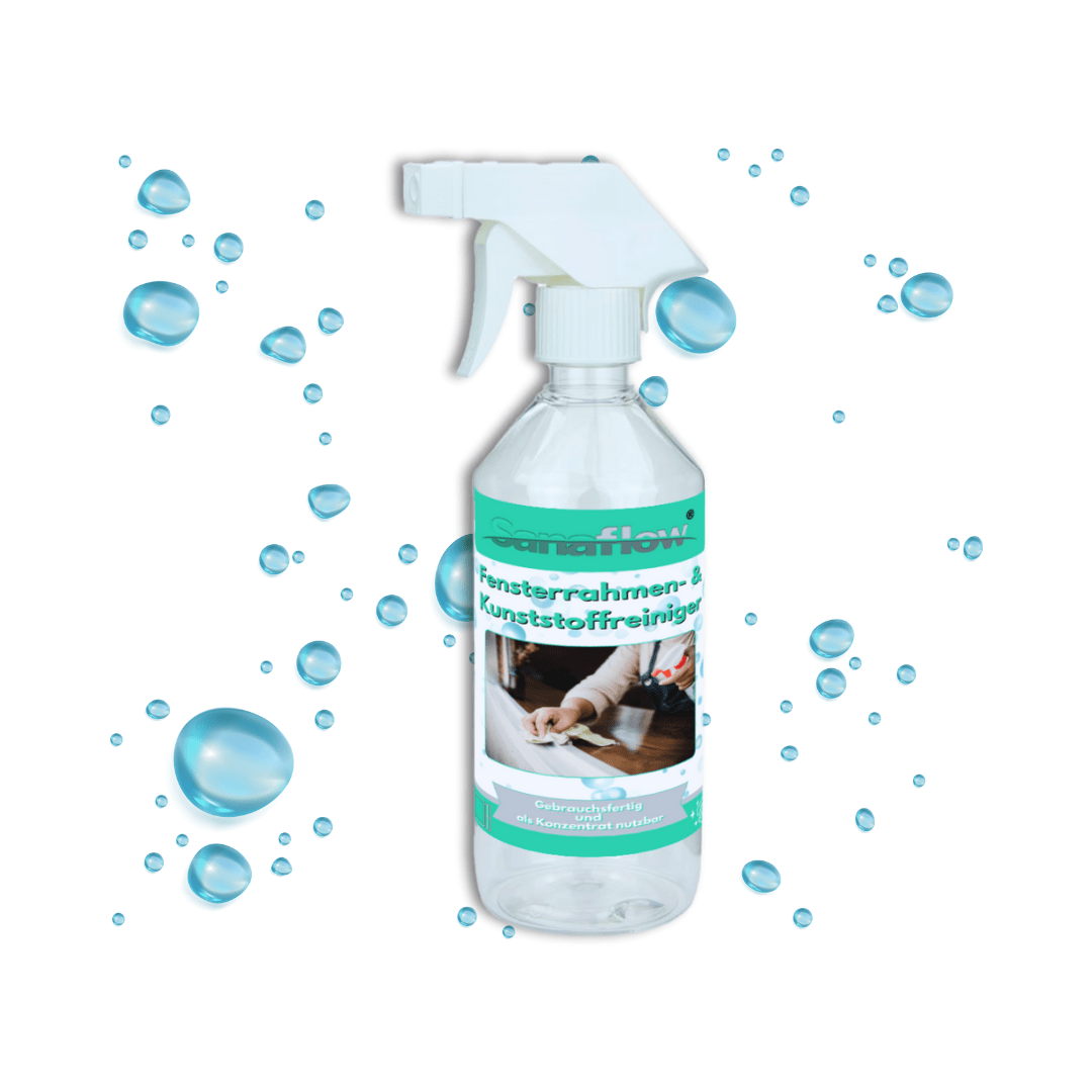 Spezialreiniger für Fensterrahmen aus Kunststoff und Aluminium – Langanhaltender Schutz & einfache Anwendung - Sanaflow - Fensterrahmen Reiniger