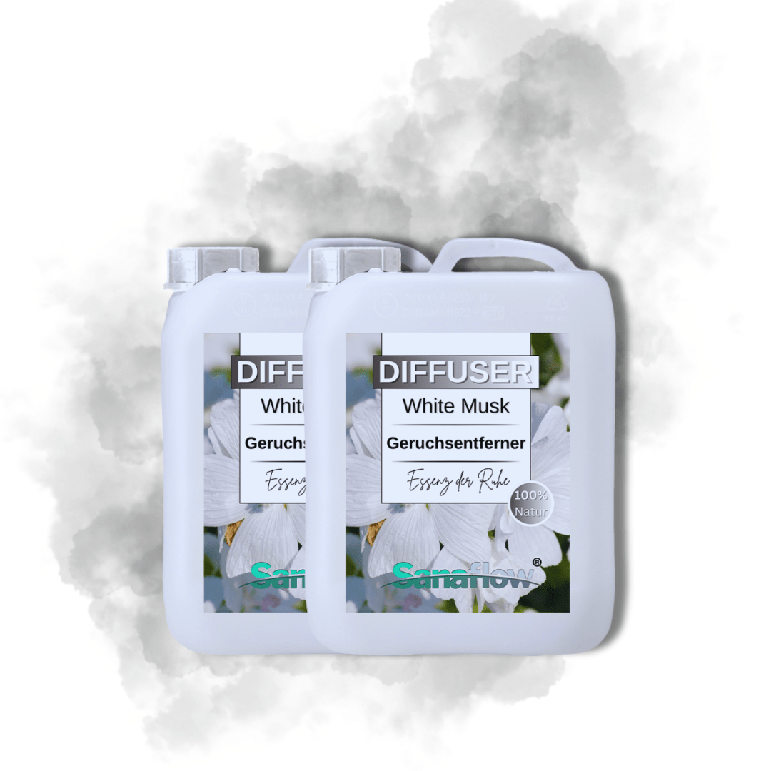 White Musk Sanaflow Raumduft Diffuser – Langanhaltender, natürlicher Duft - Sanaflow - Geruchsentferner