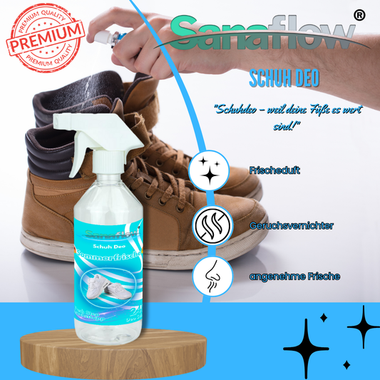 Schuh Deo Sommerfrische – Geruchsstopp, Geruchsentferner & Schuhspray gegen Schweißgeruch, langanhaltende Frische