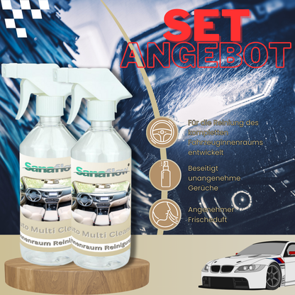 Car Interior & Exterior Cleaner Konzentrat – Ergiebig & effektiv gegen Schmutz, Staub und Flecken