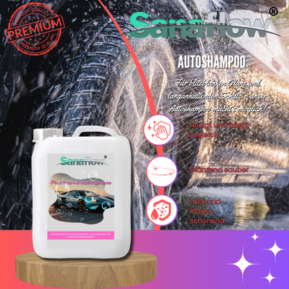 Auto Shampoo für alle Lackarten – Entfernt Schmutz, Staub & Straßenschmutz für strahlenden Glanz