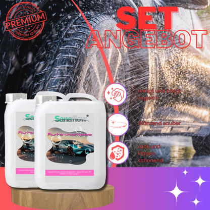 Auto Shampoo für alle Lackarten – Entfernt Schmutz, Staub & Straßenschmutz für strahlenden Glanz