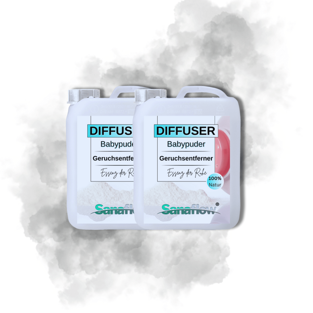Babypuder Sanaflow Raumduft Diffuser – Langanhaltender, natürlicher Duft - Sanaflow - Geruchsentferner