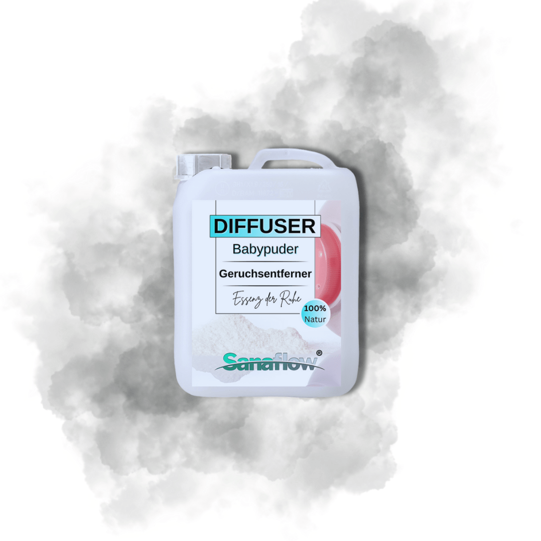 Babypuder Sanaflow Raumduft Diffuser – Langanhaltender, natürlicher Duft - Sanaflow - Geruchsentferner