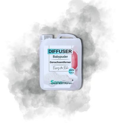 Babypuder Sanaflow Raumduft Diffuser – Langanhaltender, natürlicher Duft - Sanaflow - Geruchsentferner