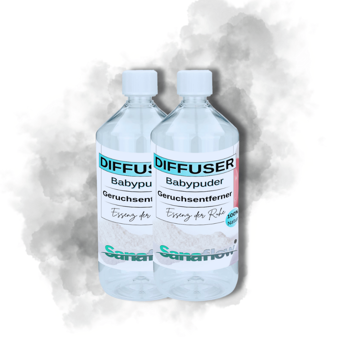 Babypuder Sanaflow Raumduft Diffuser – Langanhaltender, natürlicher Duft - Sanaflow - Geruchsentferner