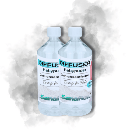 Babypuder Sanaflow Raumduft Diffuser – Langanhaltender, natürlicher Duft - Sanaflow - Geruchsentferner
