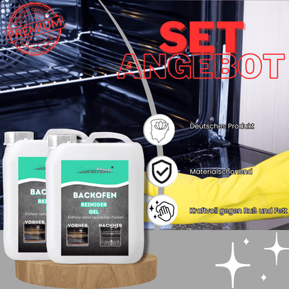 Backofen Reiniger Gel – für gezielte Anwendung und intensive Reinigung von Backofen & Grill - Sanaflow - Backofenreiniger Gel