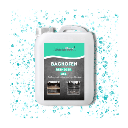 Backofen Reiniger Gel – für gezielte Anwendung und intensive Reinigung von Backofen & Grill - Sanaflow - Backofenreiniger Gel