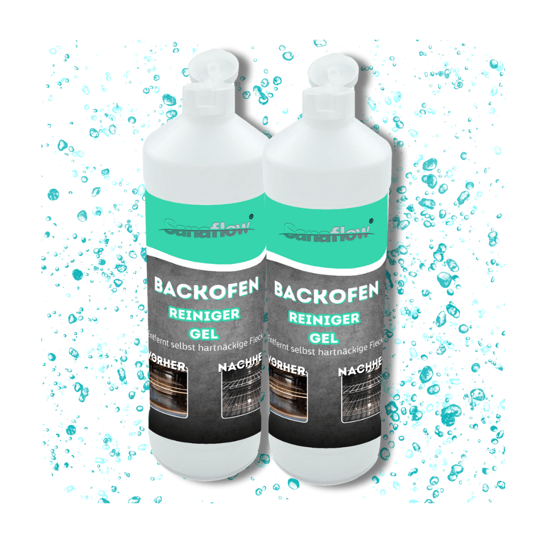 Backofen Reiniger Gel – für gezielte Anwendung und intensive Reinigung von Backofen & Grill - Sanaflow - Backofenreiniger Gel
