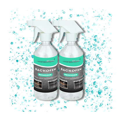 Backofen Reiniger Spray – für eine einfache und effektive Reinigung von Backofen, Grill & Blechen - Sanaflow - Backofenreiniger