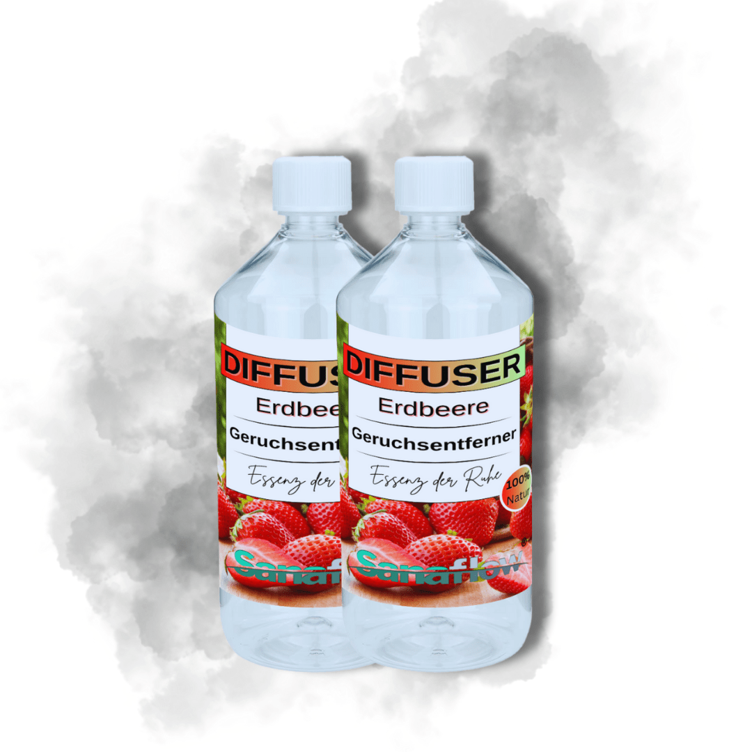 Erdbeere Sanaflow Raumduft Diffuser – Langanhaltender, natürlicher Duft - Sanaflow - Geruchsentferner