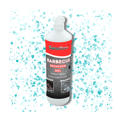 Grillreiniger Gel für Edelstahl & Gusseisen – Entfernt Fett, Eingebranntes, Ruß – Für saubere Grillroste - Sanaflow - Grillreiniger Gel