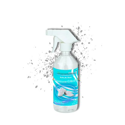Schuh Deo Sommerfrische – Geruchsstopp, Geruchsentferner & Schuhspray gegen Schweißgeruch, langanhaltende Frische - Sanaflow - Geruchsentferner