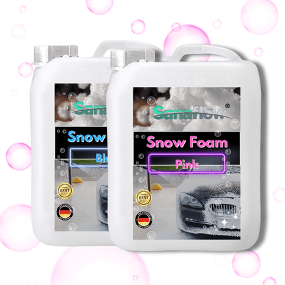 Spezial Snow Foam Blue für alle Lackfarben – Lackschonende Vorreinigung mit intensiver Schaumbildung - Sanaflow - Snow Foam Blue